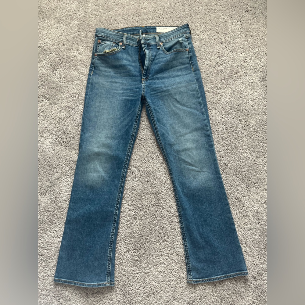 Rag and Bone NINA HIGH- RISE ANKLE FLARE jeans size 30